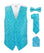 Paisley printed vest set M & R Clothing  M & R Clothing Mens-vest