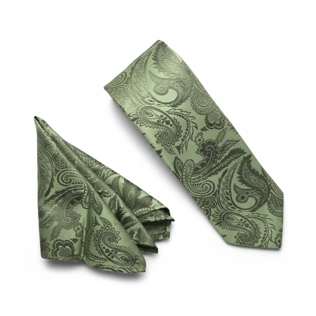 Stacy Adams Paisley Tie Set Stacy Adams  M & R Clothing Mens-Accessories