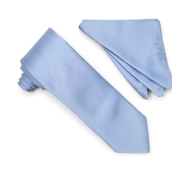 Stacy Adams Heavy Satin Tie and Pocket Square Set Stacy Adams  M & R Clothing Mens-Accessories