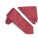 Stacy Adams Heavy Satin Tie and Pocket Square Set Stacy Adams  M & R Clothing Mens-Accessories
