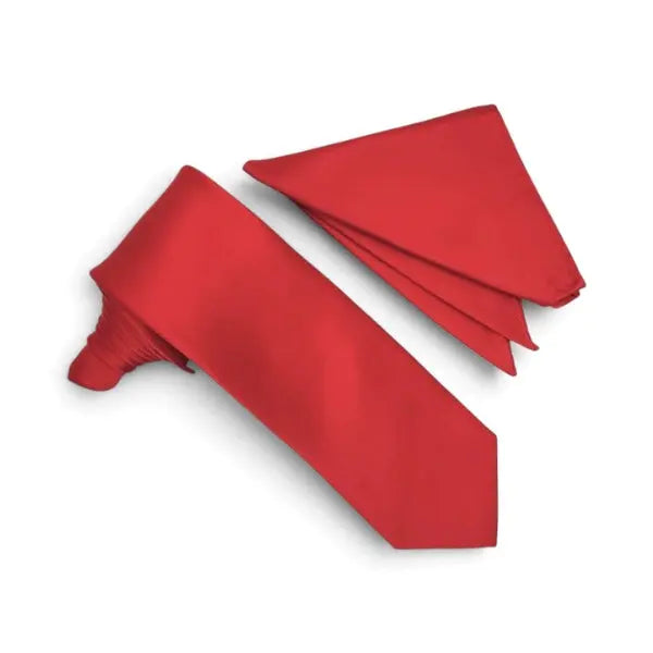 Stacy Adams Heavy Satin Tie and Pocket Square Set Stacy Adams  M & R Clothing Mens-Accessories