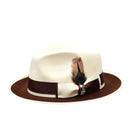 PRESTON 2-tone Fedora by Bruno Capello M & R Clothing