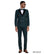Men's 2-Piece Satin Peak Lapel Double Breasted Suit | Tazzio