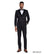 Men's 2-Piece Satin Peak Lapel Double Breasted Suit | Tazzio