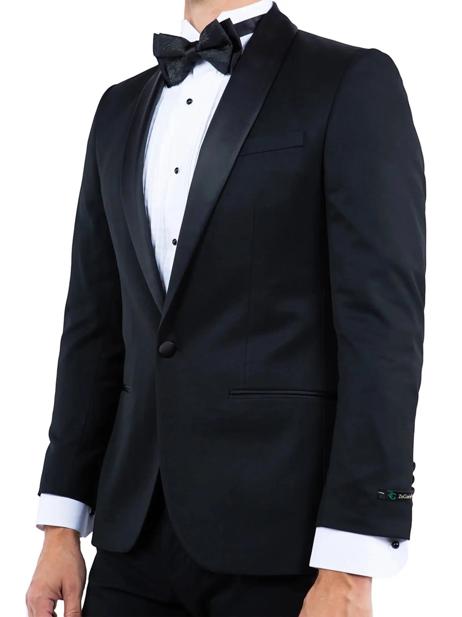 Zegarie Men's Tailored-Fit Tuxedo Jacket w/ Shawl Collar Zegarie