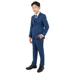 Perry Ellis Boy's 5pc Solid Suit Perry Ellis