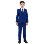 Perry Ellis Boy's 5pc Solid Suit Perry Ellis