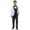 Perry Ellis Boy's 5-Piece Solid Tuxedo Suit