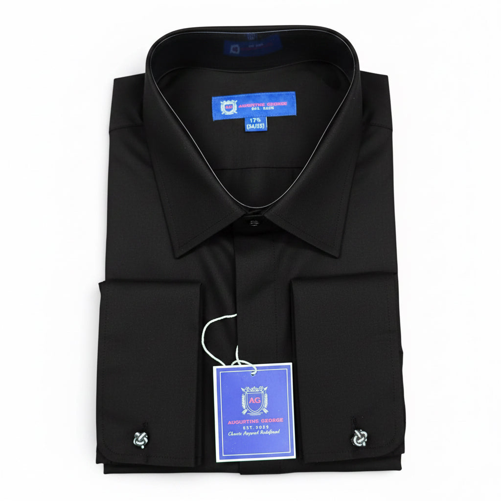 Regular Fit French Cuff Men's Dress Shirt M & R Clothing