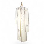 Men’s Cassock Style Clergy Robe with Stole M & R Clothing  M & R Clothing Clergy
