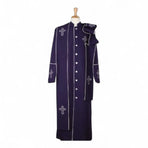 Men’s Cassock Style Clergy Robe with Stole M & R Clothing  M & R Clothing Clergy