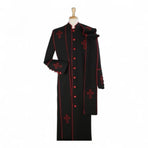 Men’s Cassock Style Clergy Robe with Stole M & R Clothing  M & R Clothing Clergy