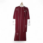 Men’s Cassock Style Clergy Robe with Stole M & R Clothing  M & R Clothing Clergy