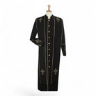 Men’s Cassock Style Clergy Robe with Stole M & R Clothing  M & R Clothing Clergy