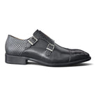 The Val Augustino Croc Double Monk Strap Leather Shoes Augustino  M & R Clothing Mens-Shoes