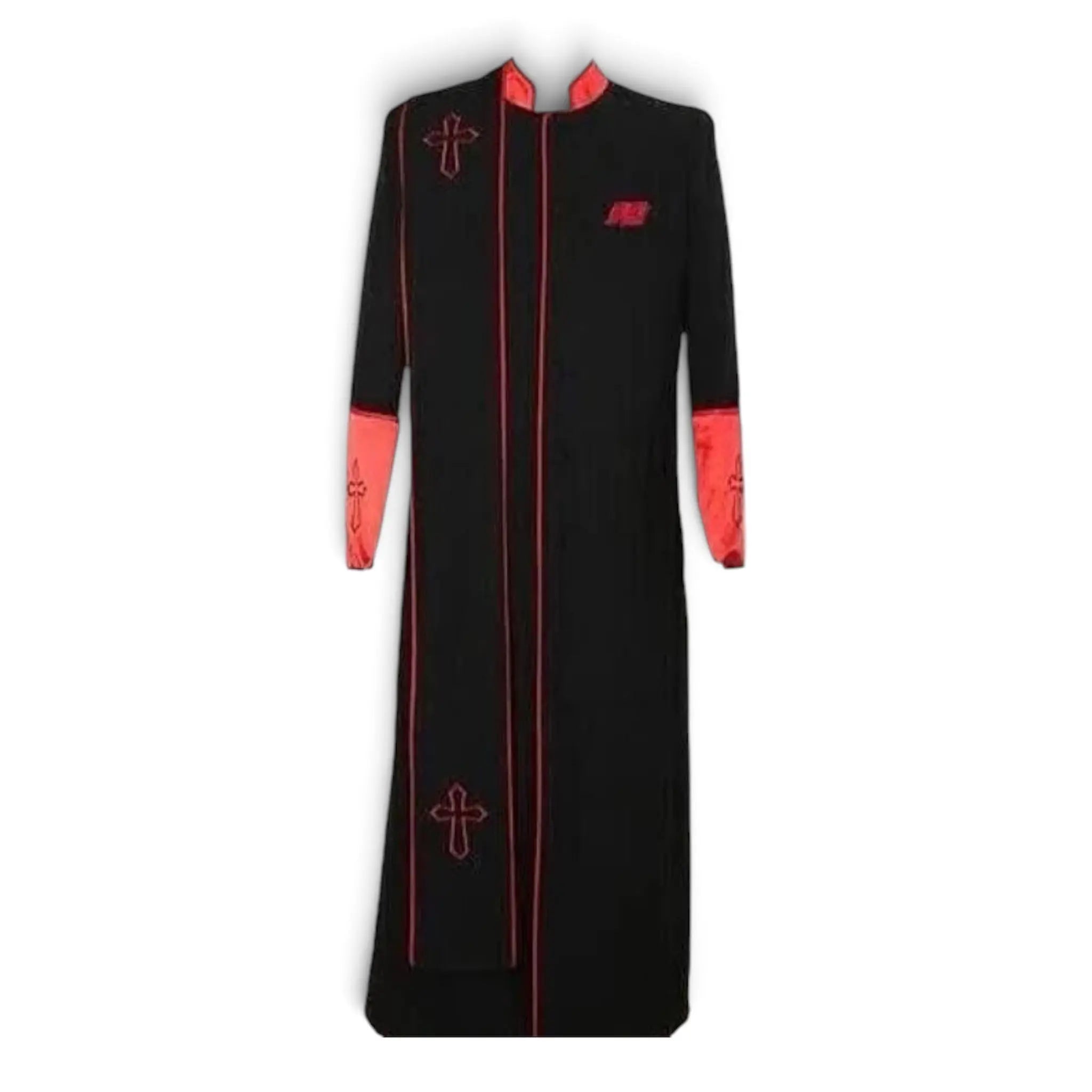 Men’s Cassock Style Clergy Robe with Stole M & R Clothing  M & R Clothing Clergy