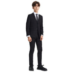 Stacy Adams Boy's 5pc Solid Suit Stacy Adams