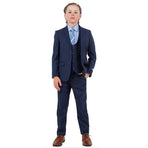 Stacy Adams Boy's 5pc Solid Suit Stacy Adams