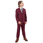 Stacy Adams Boy's 5pc Solid Suit Stacy Adams