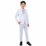 Stacy Adams Boy's 5pc Solid Suit Stacy Adams