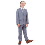 Stacy Adams Boy's 5pc Solid Suit Stacy Adams