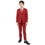 Stacy Adams Boy's 5pc Solid Suit Stacy Adams