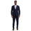 Men's Stacy Adams Hybrid-Fit 3pc Suit Set, Jacket Vest and Pants