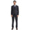 Men's Stacy Adams Hybrid-Fit 3pc Notch Lapel Suit Set, Jacket Vest and Pants