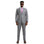 Men's Stacy Adams Sharkskin 3-Piece Suit