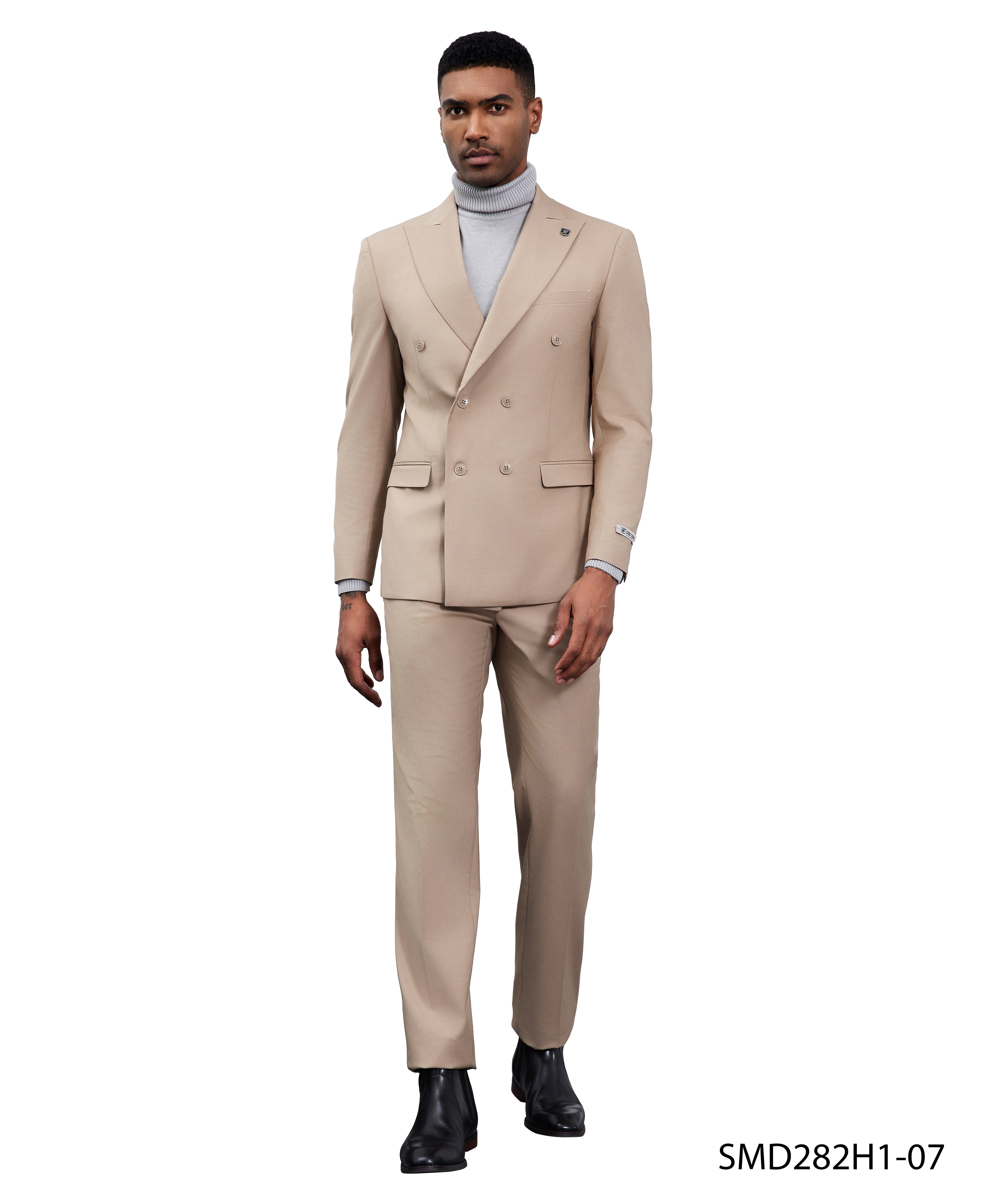Double Breasted Men's Suit by Stacy Adams