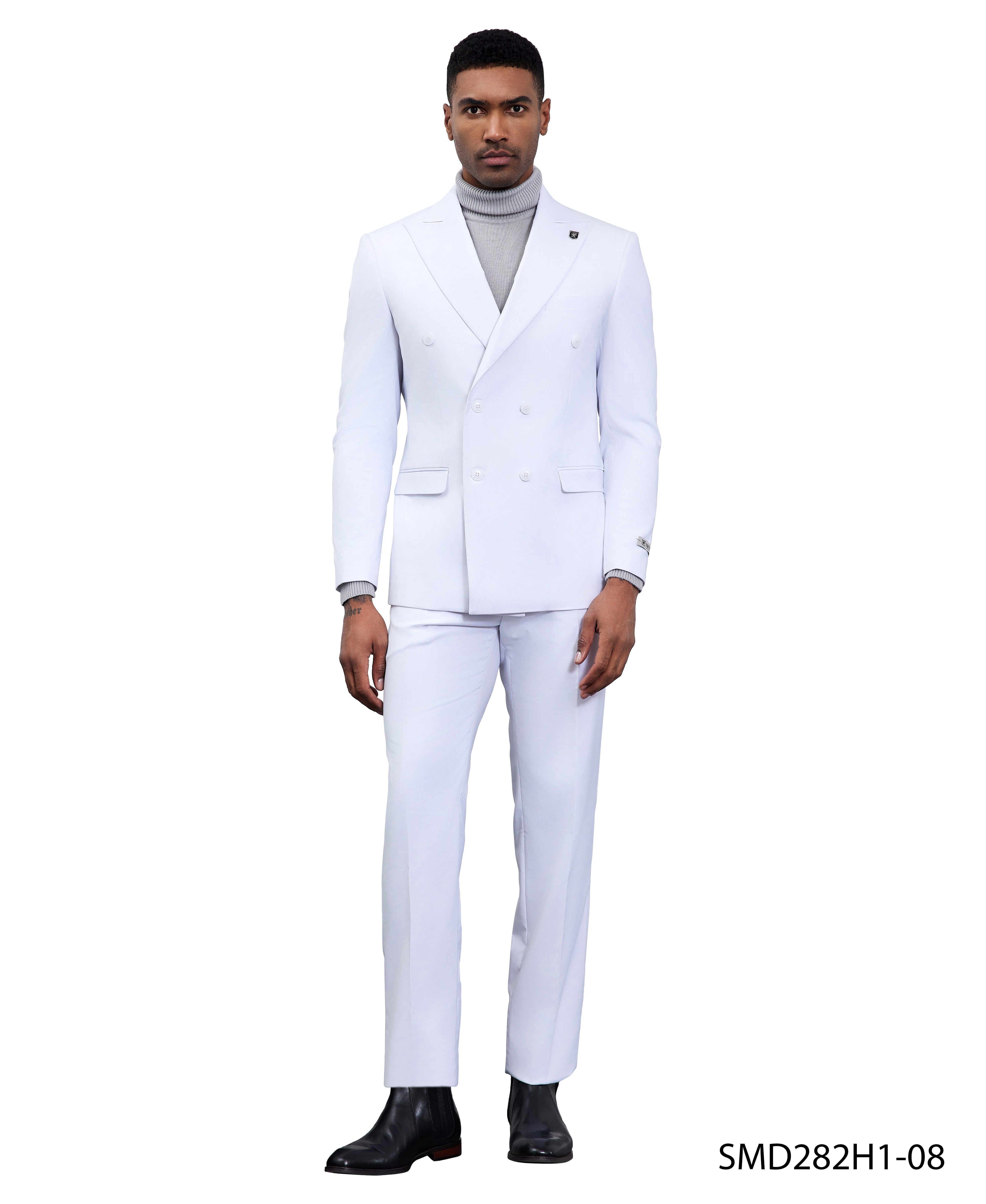 Double Breasted Men's Suit by Stacy Adams