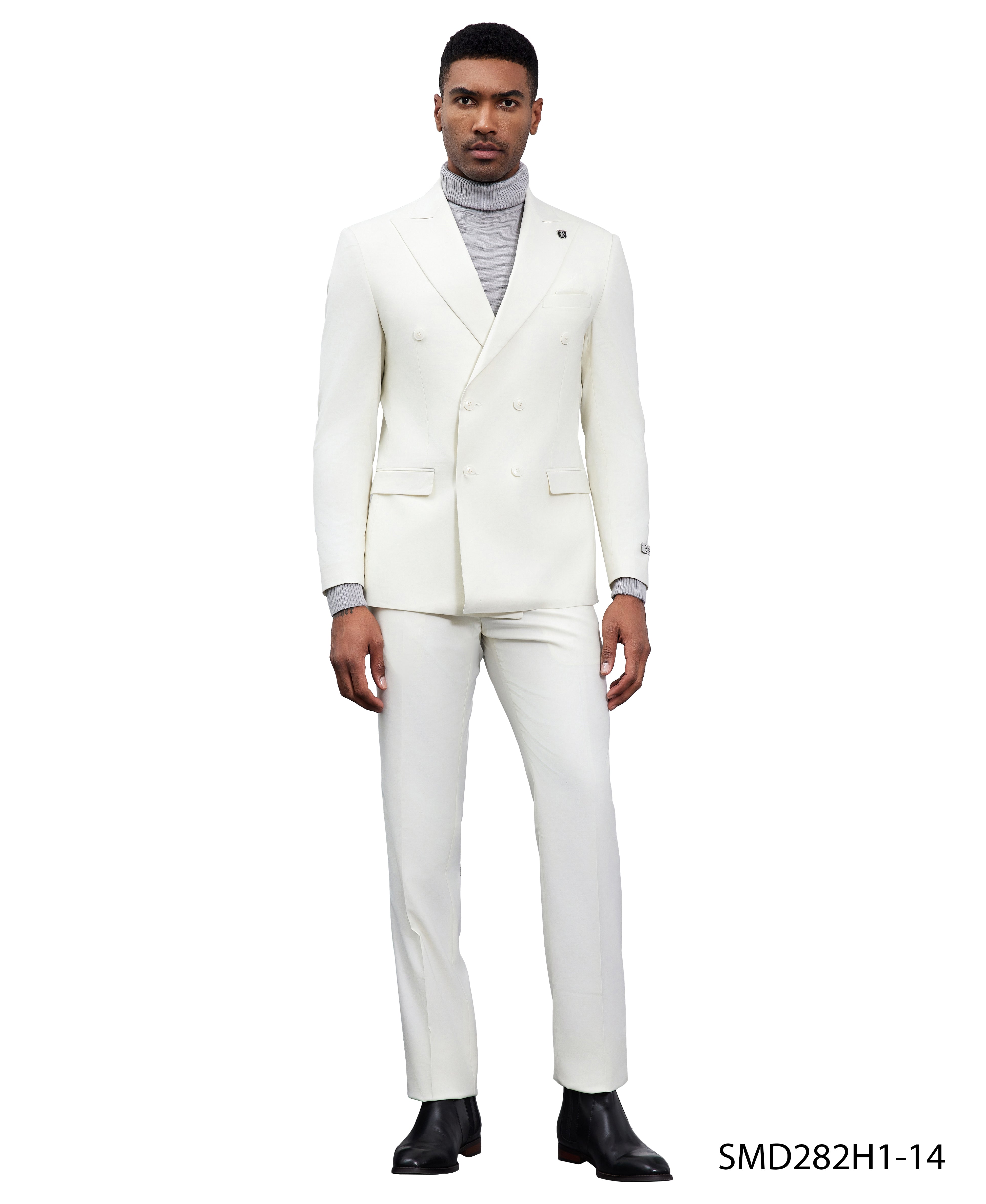 Double Breasted Men's Suit by Stacy Adams