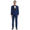 Men's Stacy Adams Hybrid-Fit 3-Piece Tuxedo Set | Shawl Collar Jacket, Vest & Pants