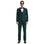 Men's Stacy Adams Hybrid-Fit 3-Piece Tuxedo Set | Shawl Collar Jacket, Vest & Pants