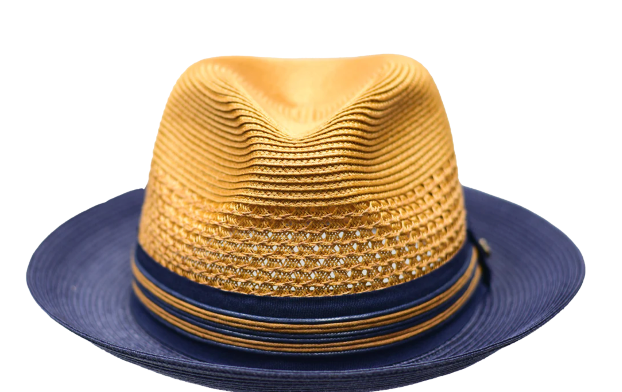 HOLLYWOOD Straw Fedora Hat by Bruno Capelo