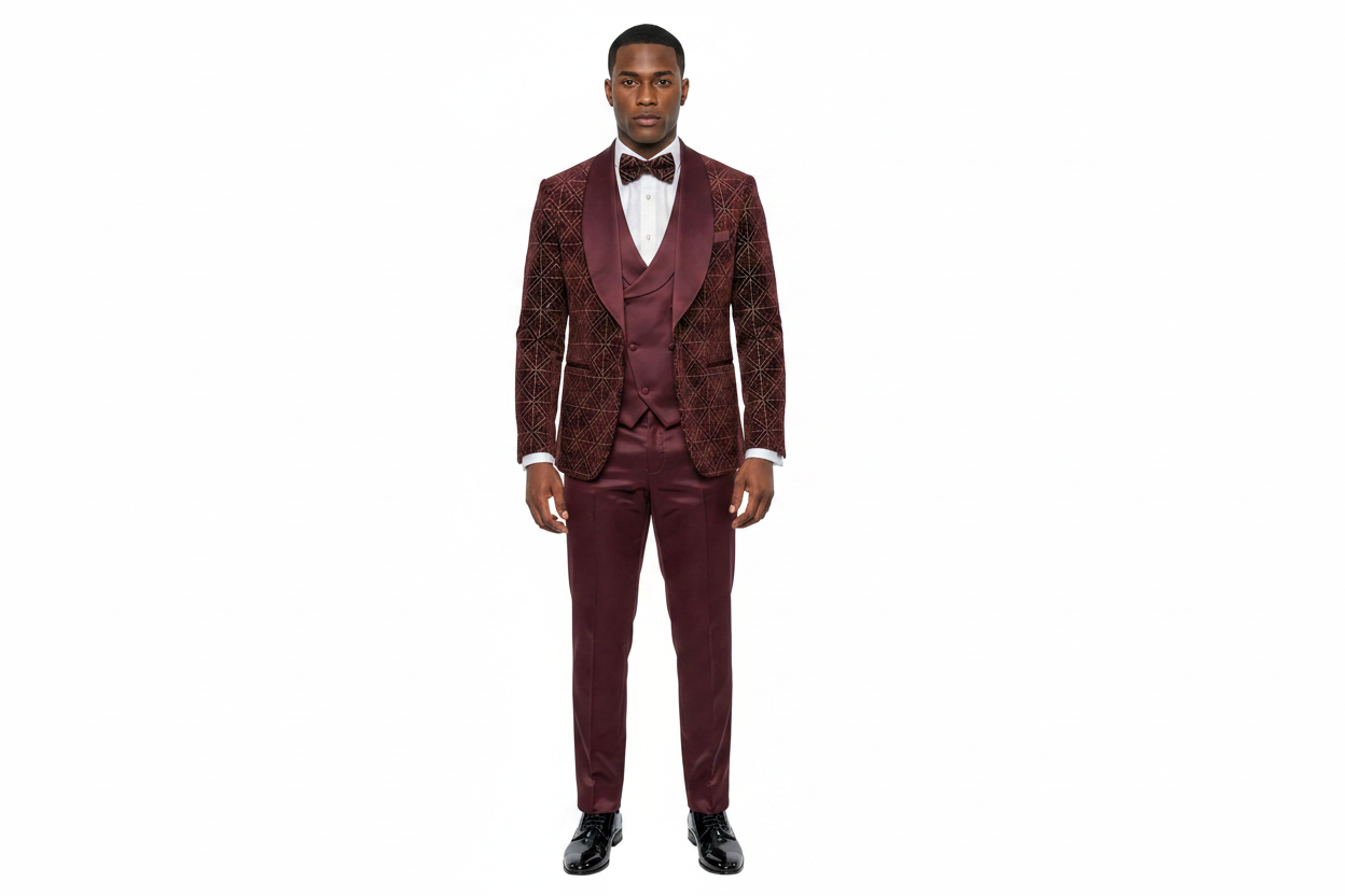 Burgundy Tuxedo - No Watermark
