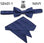 Stacy Adams Stripe Wedding Bow Tie Set