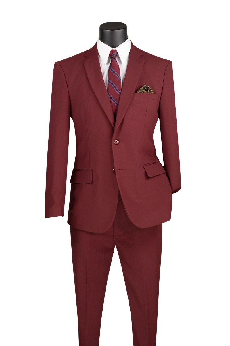 2-Piece Basic Slim Fit