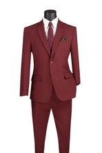 2-Piece Basic Slim Fit M & R Clothing