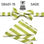 Stacy Adams Stripe Wedding Bow Tie Set