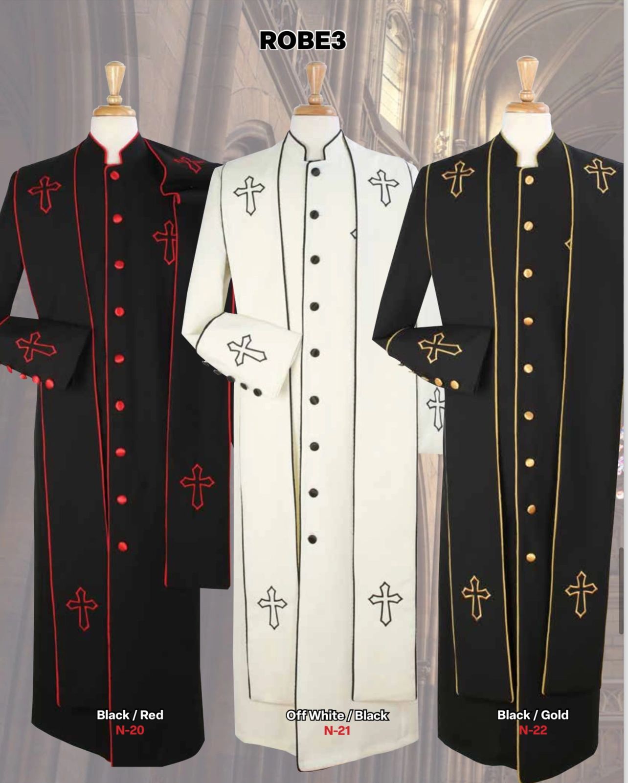 Men’s Cassock Style Robe