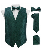 Paisley printed vest set M & R Clothing