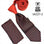 Stacy Adams Vertical Pinstripe Tie Set