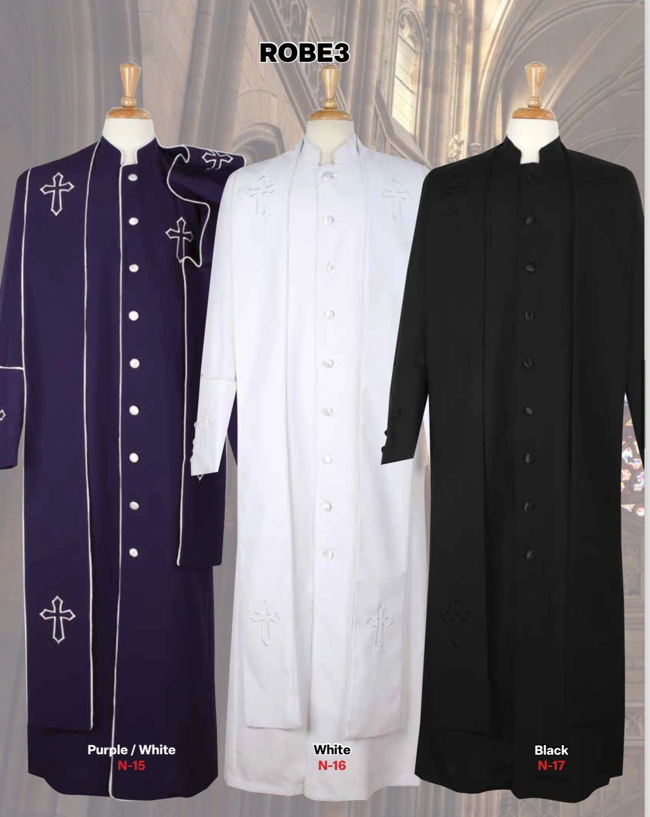 Men’s Cassock Style Robe