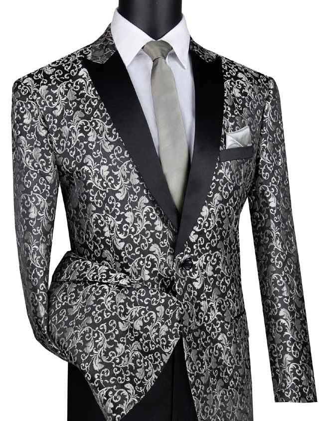 Men's Regular Fit Fancy Pattern Blazer