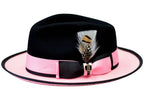 PRESTON 2-tone Fedora by Bruno Capello M & R Clothing
