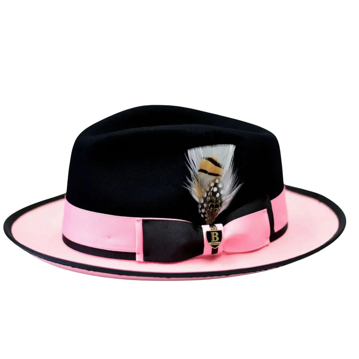 PRESTON 2-tone Fedora by Bruno Capello M & R Clothing