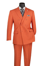 Men's Double Breasted Pinstripe Suit M & R Clothing