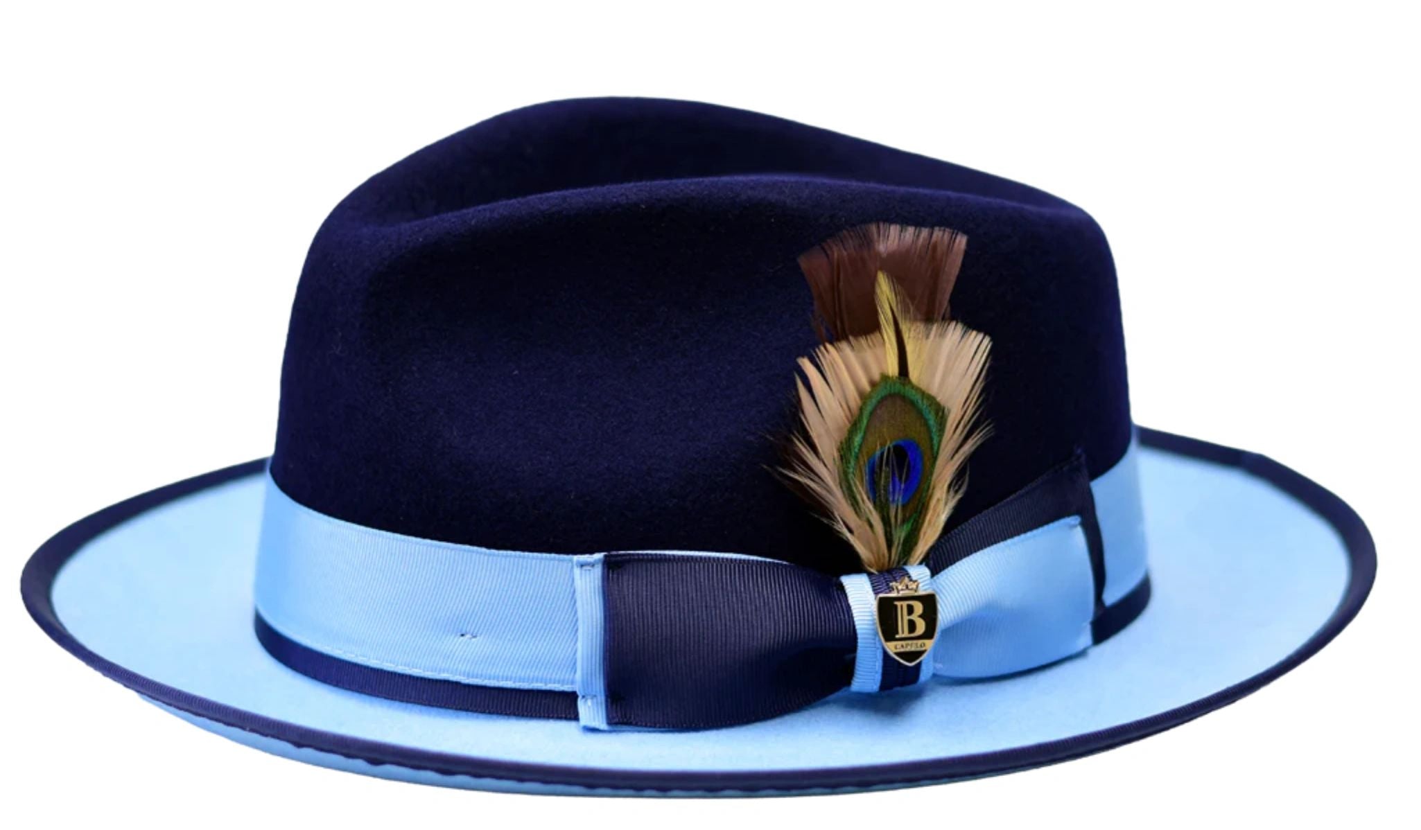 PRESTON 2-tone Fedora by Bruno Capello