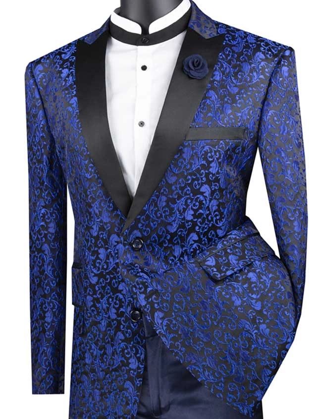 Men's Regular Fit Fancy Pattern Blazer